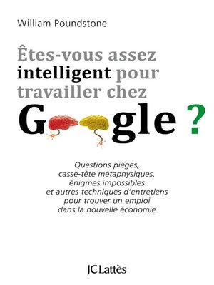 cover image of Êtes-vous assez intelligent pour travailler chez Google ?